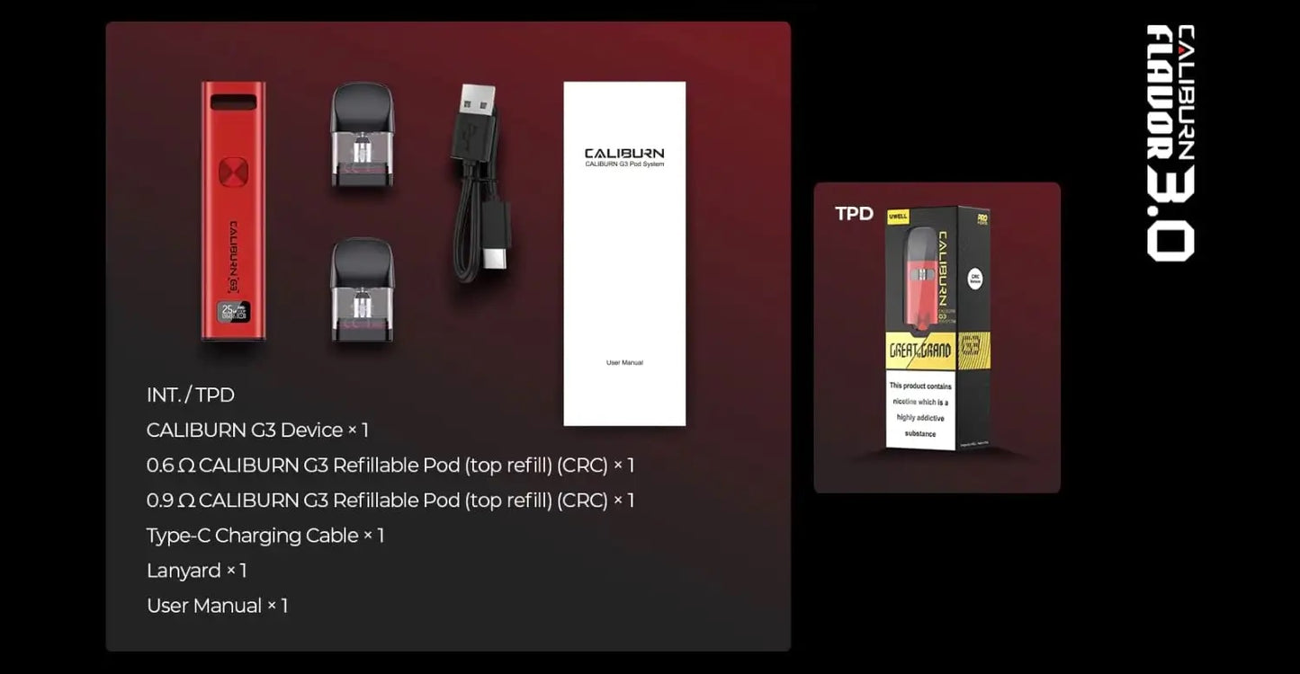 Uwell Caliburn G3 Kit 900 mah