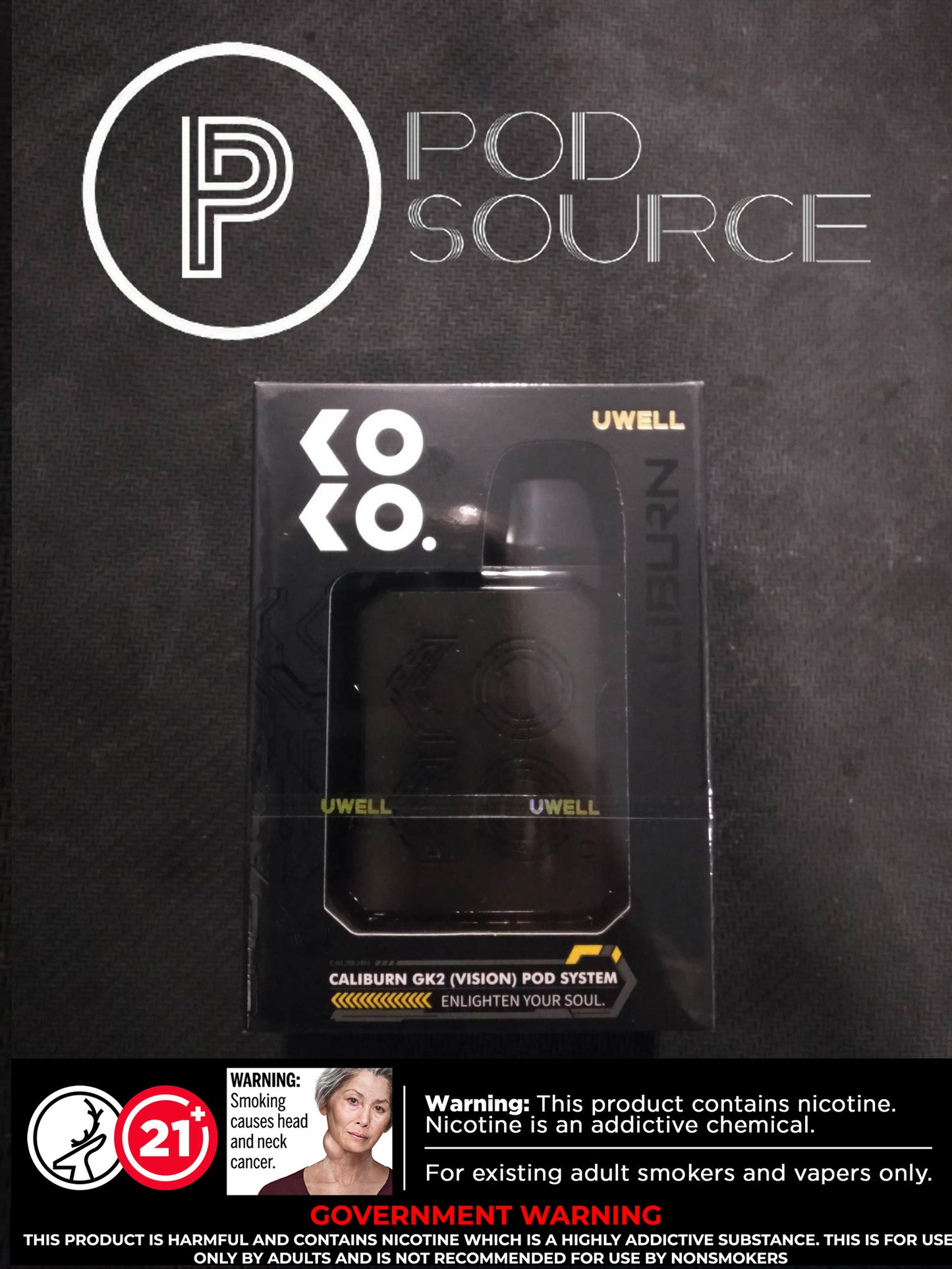 Uwell Caliburn GK2 690 mah Pod System