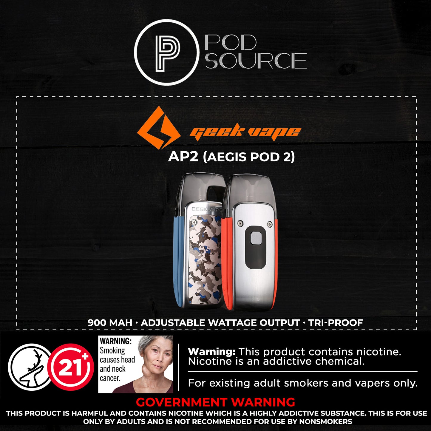 Geekvape Aegis AP2 (Aegis Pod 2)