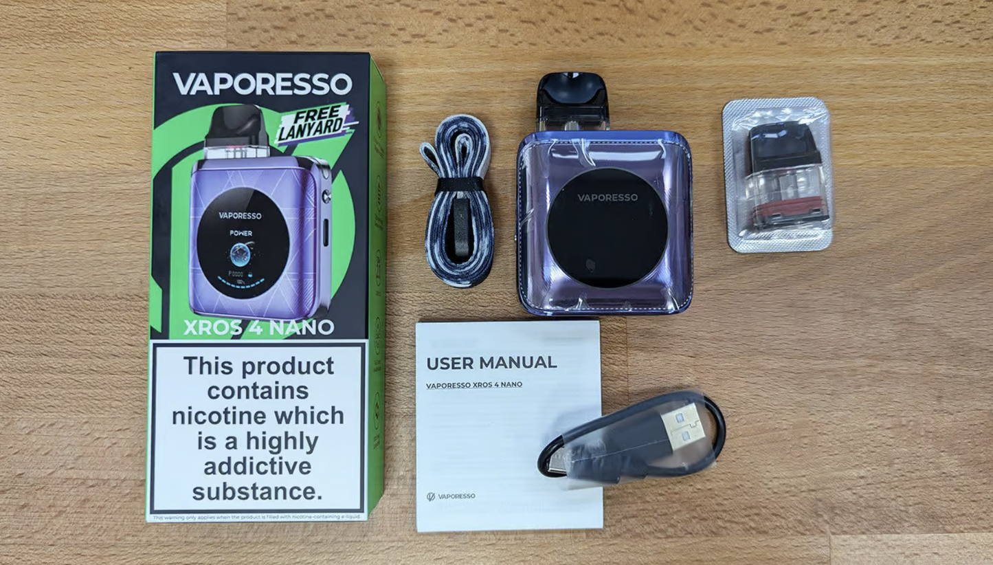 Vaporesso Xros 4 Nano Kit 1,350 mAh