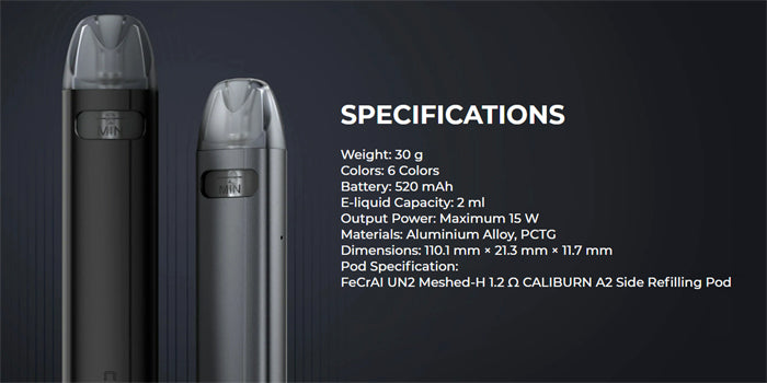 Uwell Caliburn A2s 520 mAh