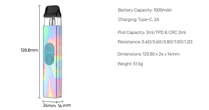 Vaporesso Xros 4 Kit 1,000mAh