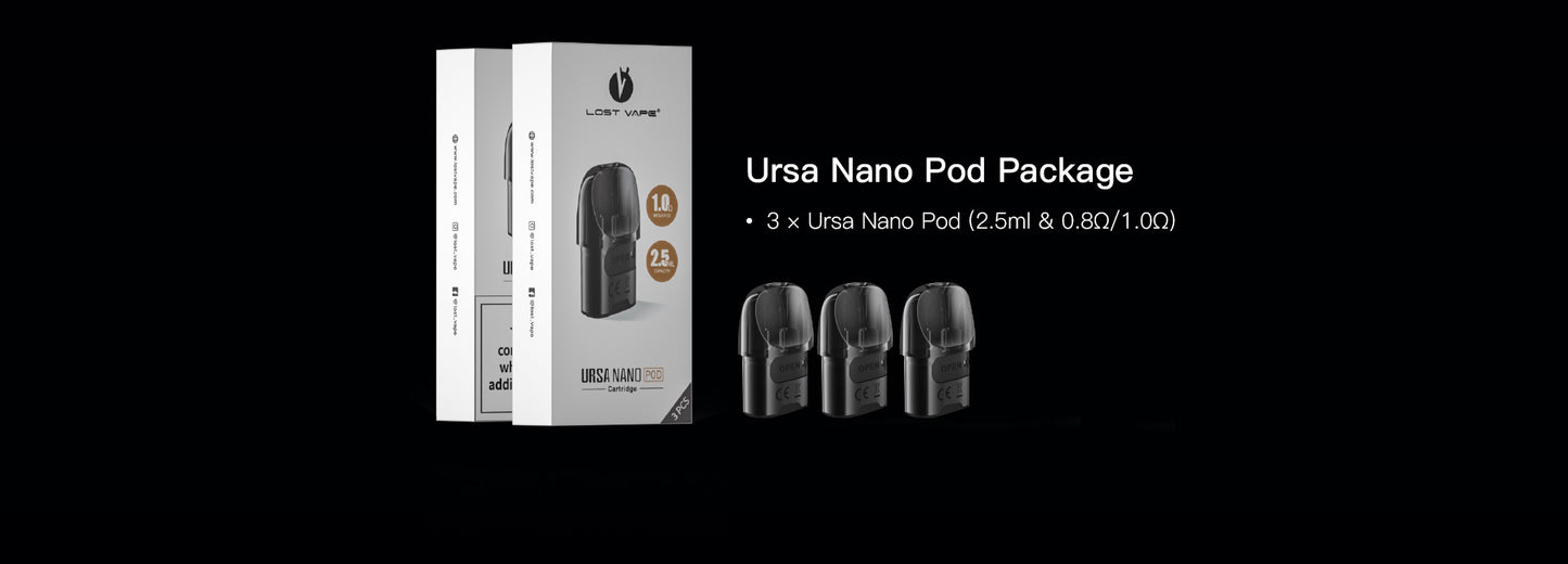 Lost Vape Ursa Nano Cartridge (3pcs per pack)