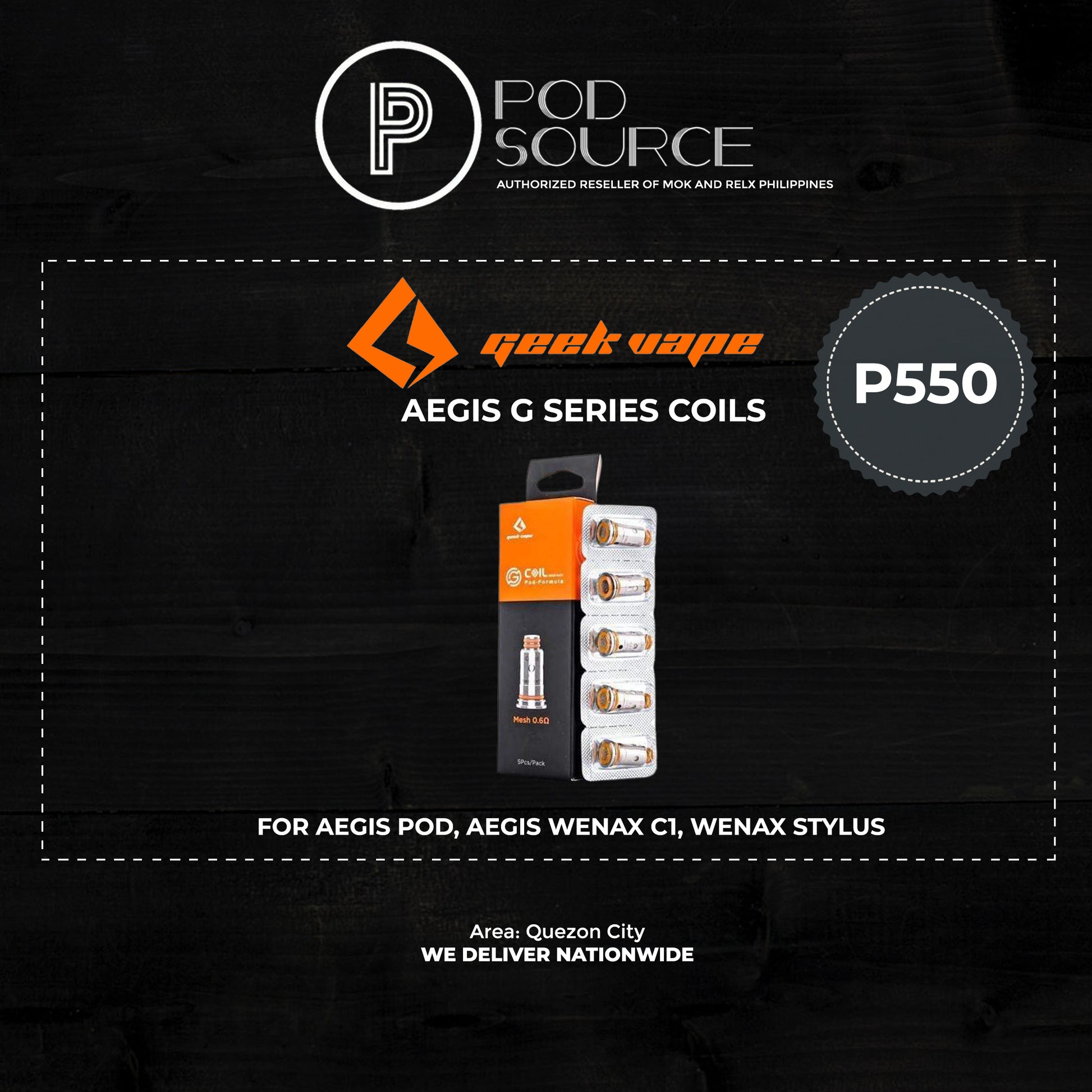 Geekvape G Series Coils (Aegis Pod, AP2, Wenax C1) podsourcephilippines Geekvape G Series Coils (Aegis Pod, AP2, Wenax C1) podsourcephilippines