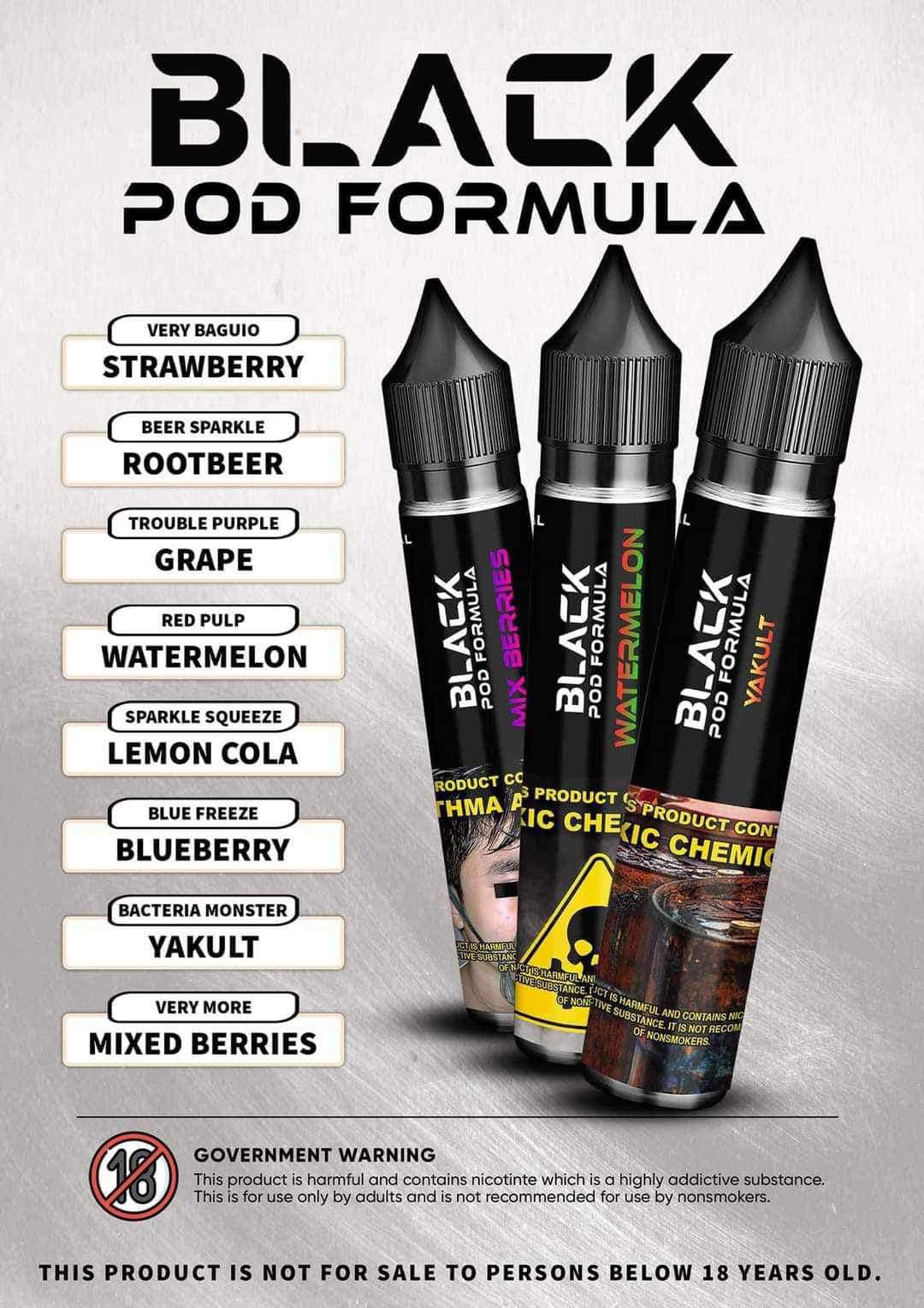 Black Elite Pod Formula 30ml