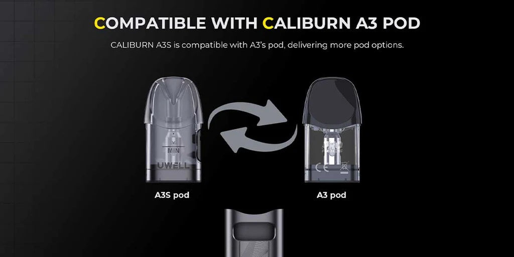 Uwell Caliburn A3S Pod System 520 mAh podsourcephilippines Uwell Caliburn A3S Pod System 520 mAh podsourcephilippines
