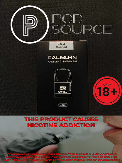 Uwell Caliburn G3 Cartridge (4 pcs per pack)