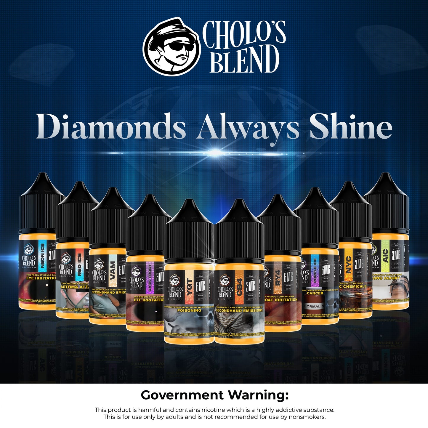 Cholo's Blend Diamond Freebase 30ml