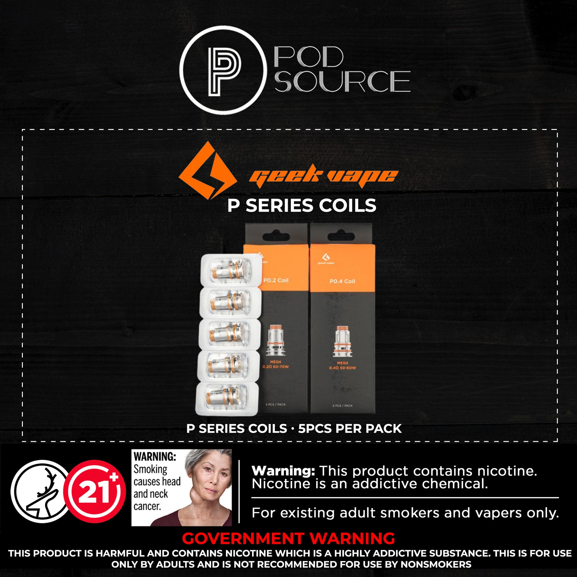 Geekvape P Series Coils (5 per pack) podsourcephilippines Geekvape P Series Coils (5 per pack) podsourcephilippines