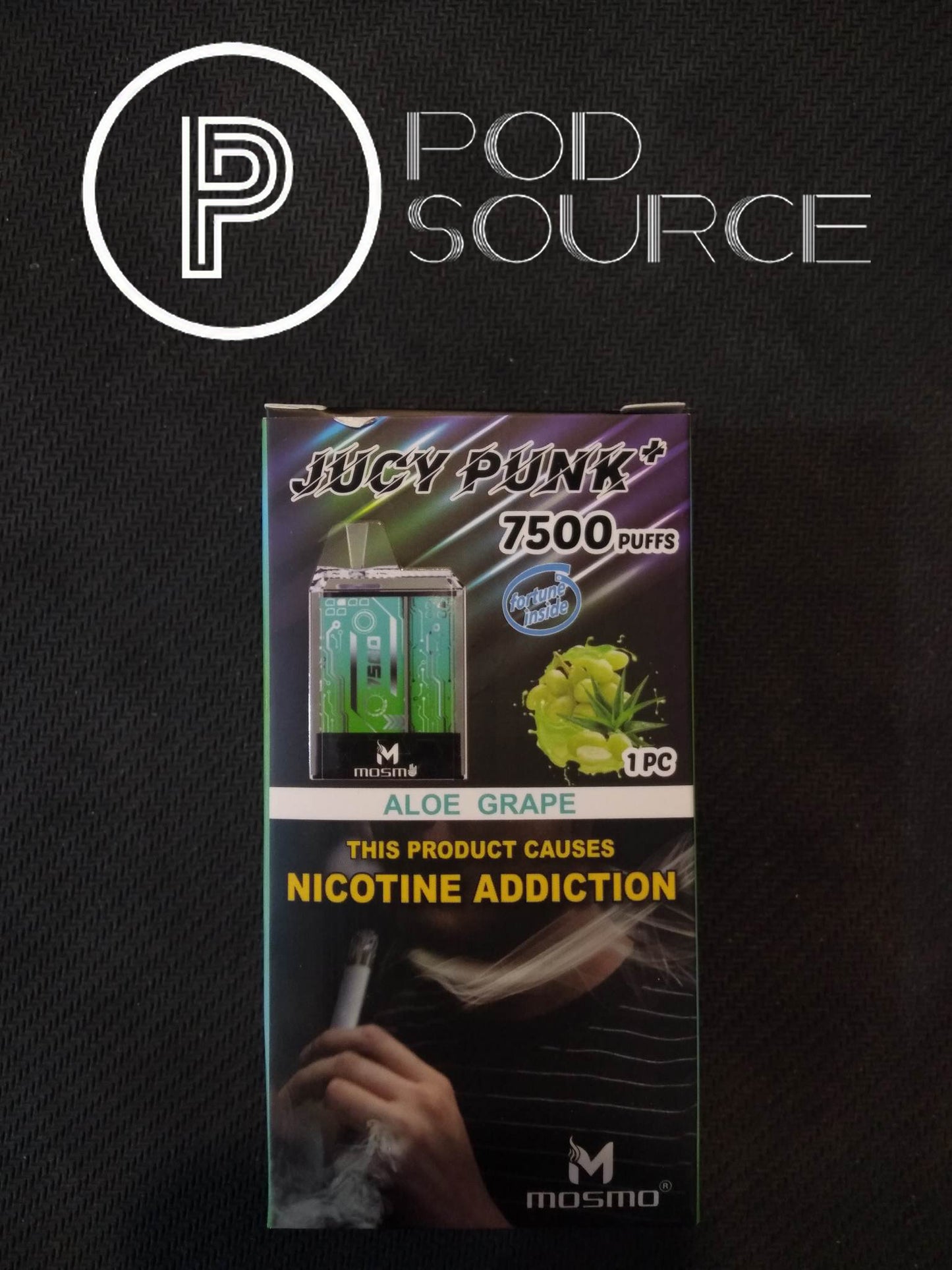 Mosmo Jucy Punk Diposable 7,500 Puffs With Lanyard