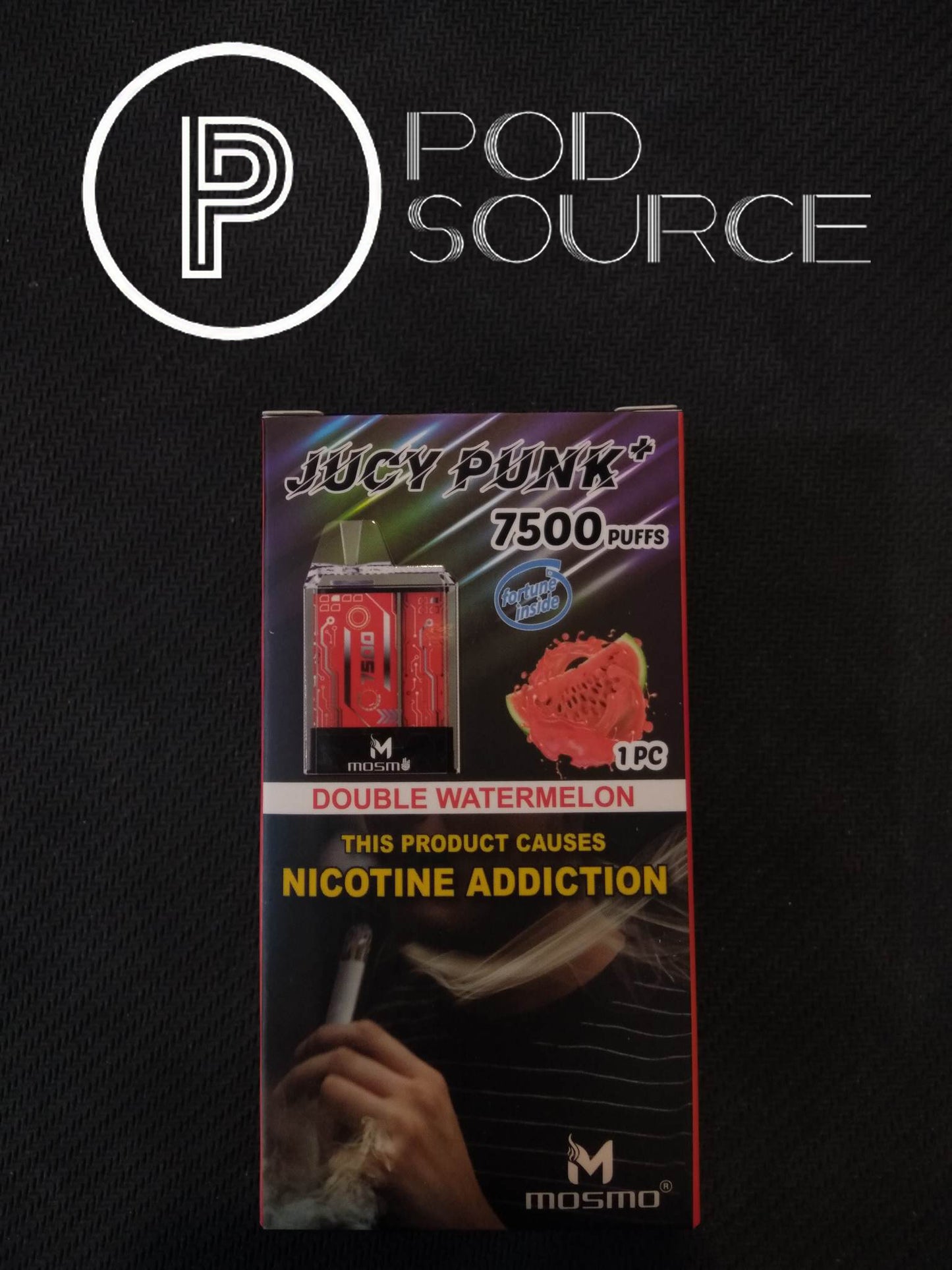 Mosmo Jucy Punk Diposable 7,500 Puffs With Lanyard