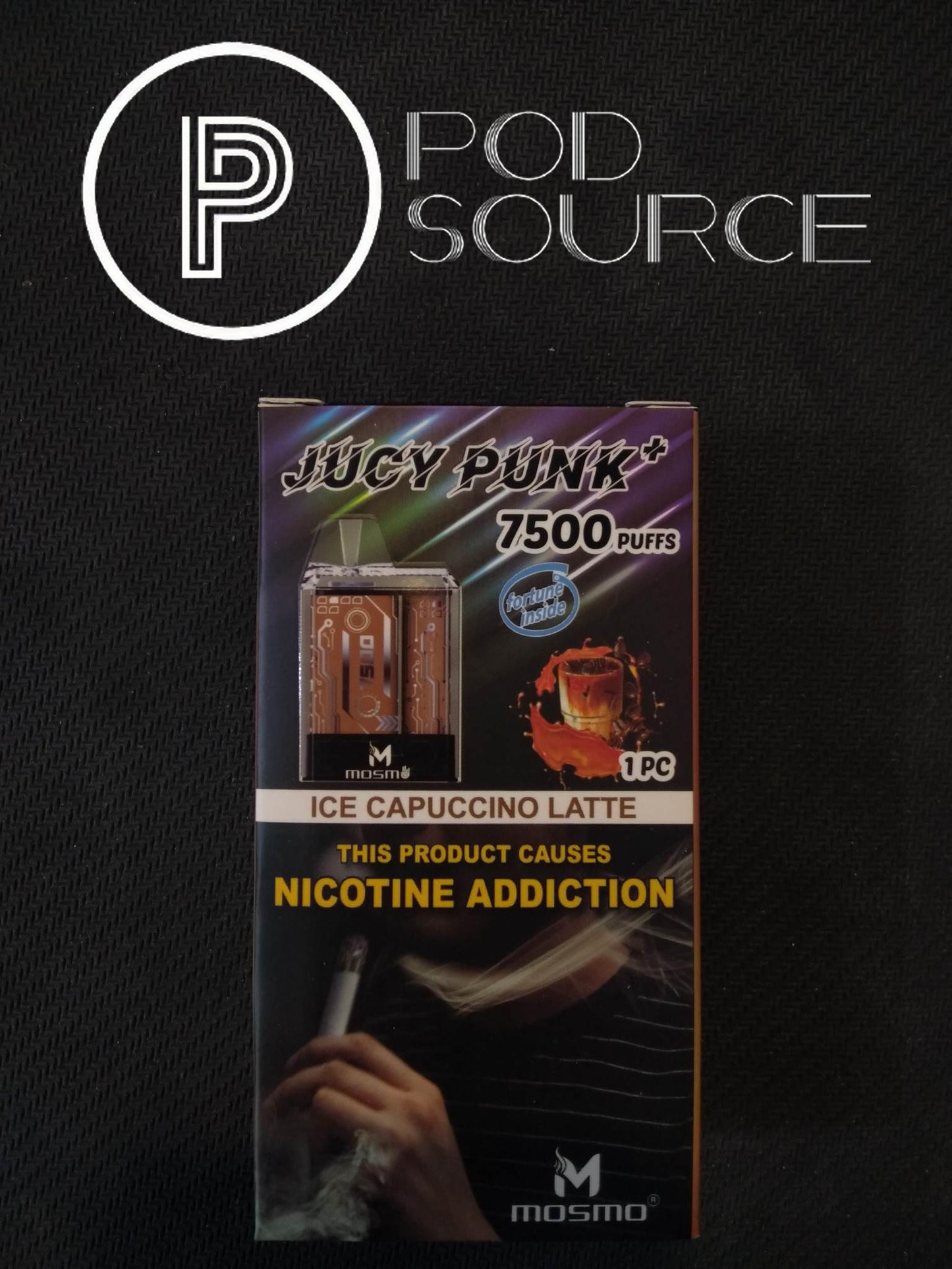 Mosmo Jucy Punk Diposable 7,500 Puffs With Lanyard