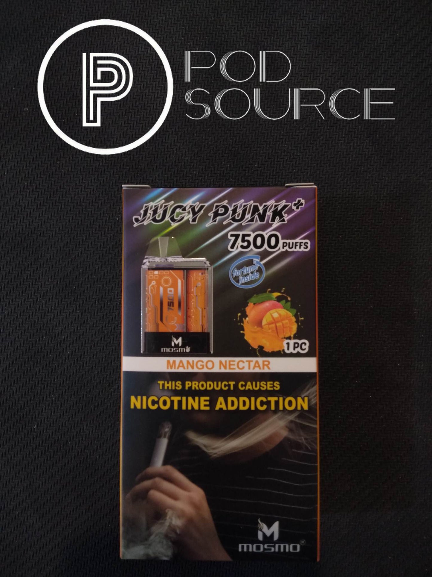 Mosmo Jucy Punk Diposable 7,500 Puffs With Lanyard