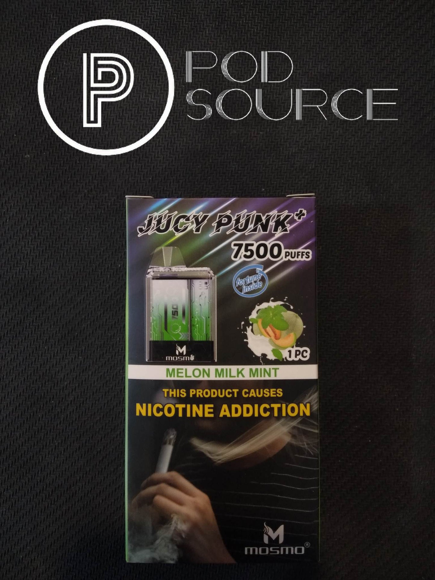 Mosmo Jucy Punk Diposable 7,500 Puffs With Lanyard