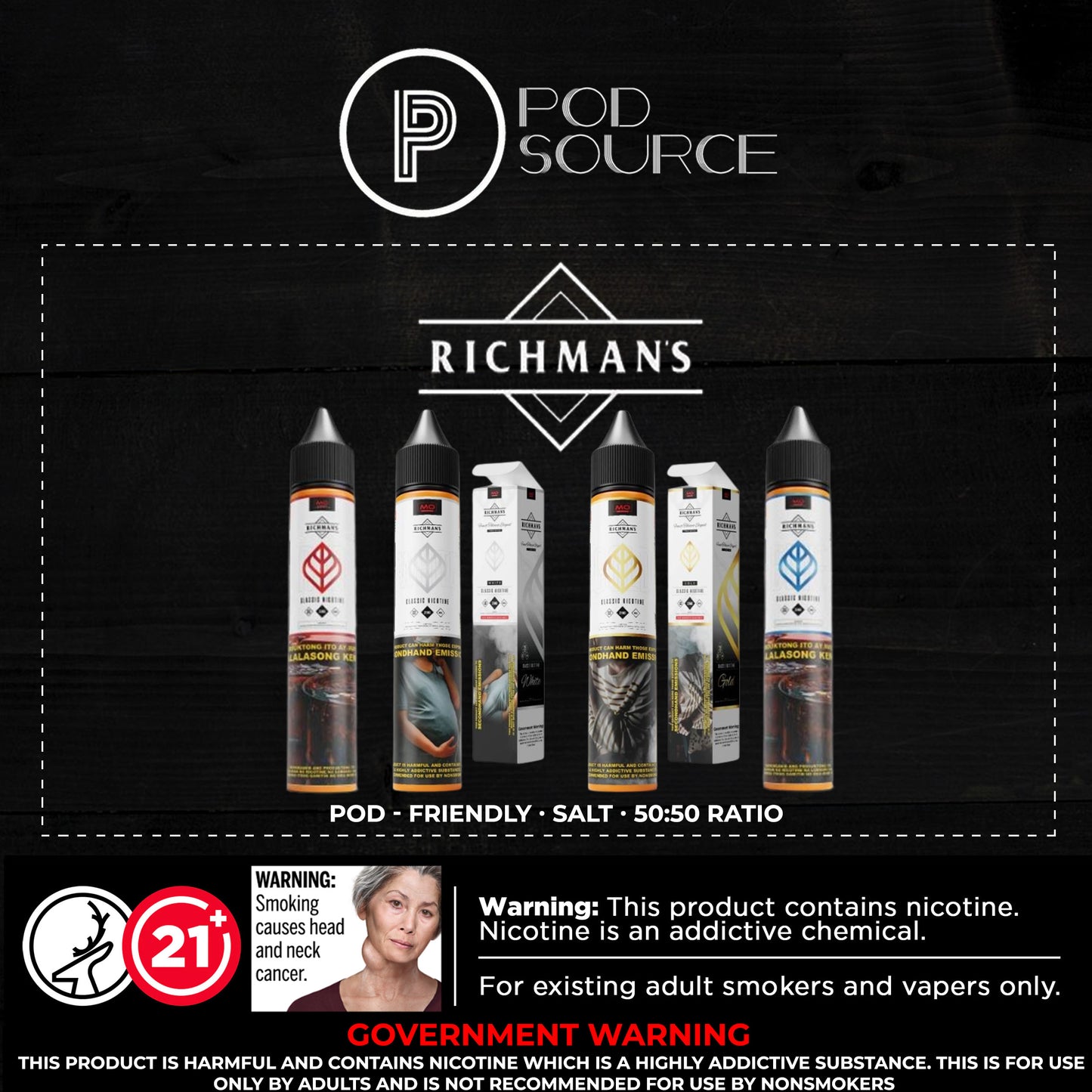 Mo Flavors Richman Ultra Salt Nicotine 30ml