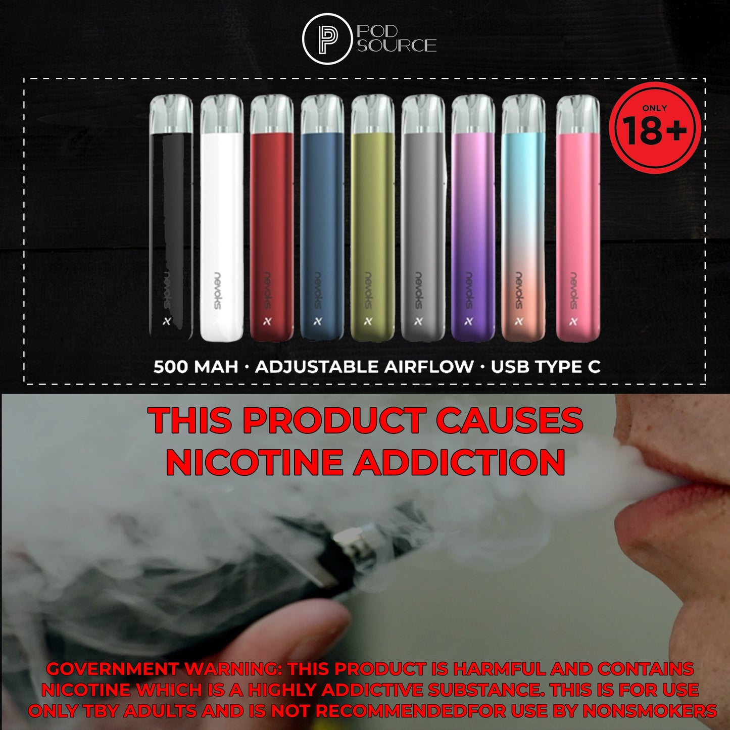 Nevoks APX S1 500mAh Pod System