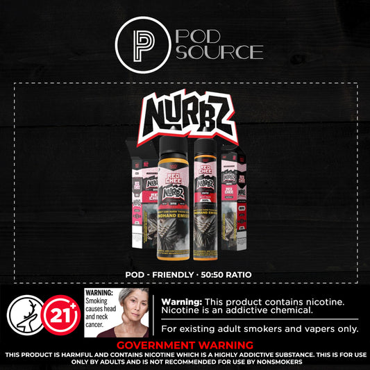 Mo Flavors Nurbz Mentholated Freebase E-Liquid