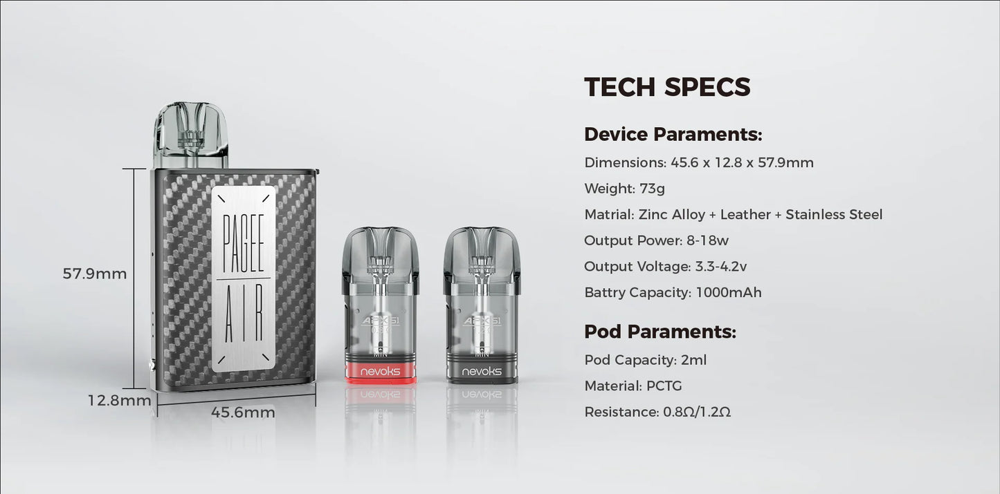 Nevoks Pagee Air Pod System 1,000mAh