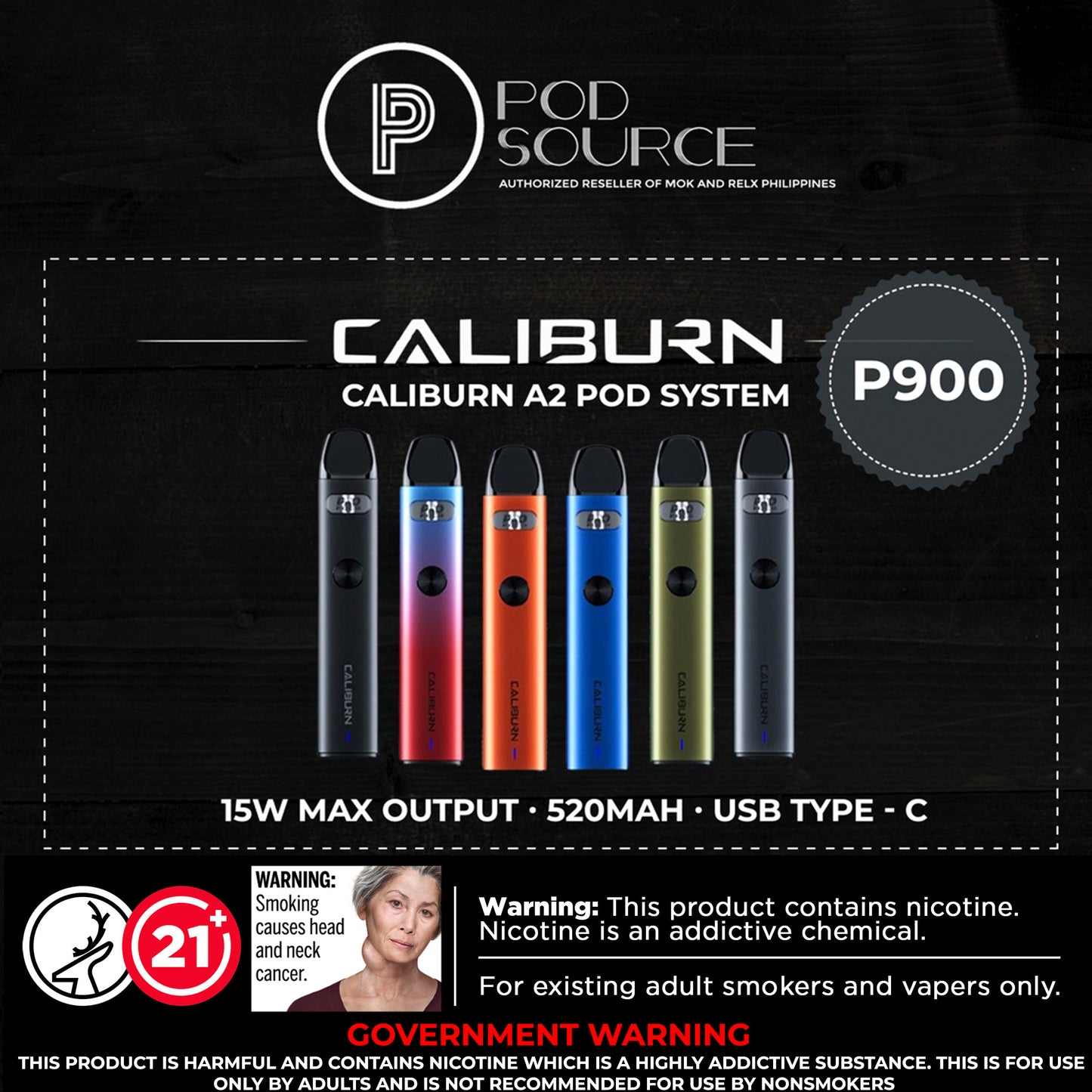 Uwell Caliburn A2 520 mAh