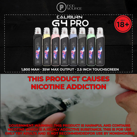 Uwell Caliburn G4 Pro Touchscreen Pod System 2,000mAh