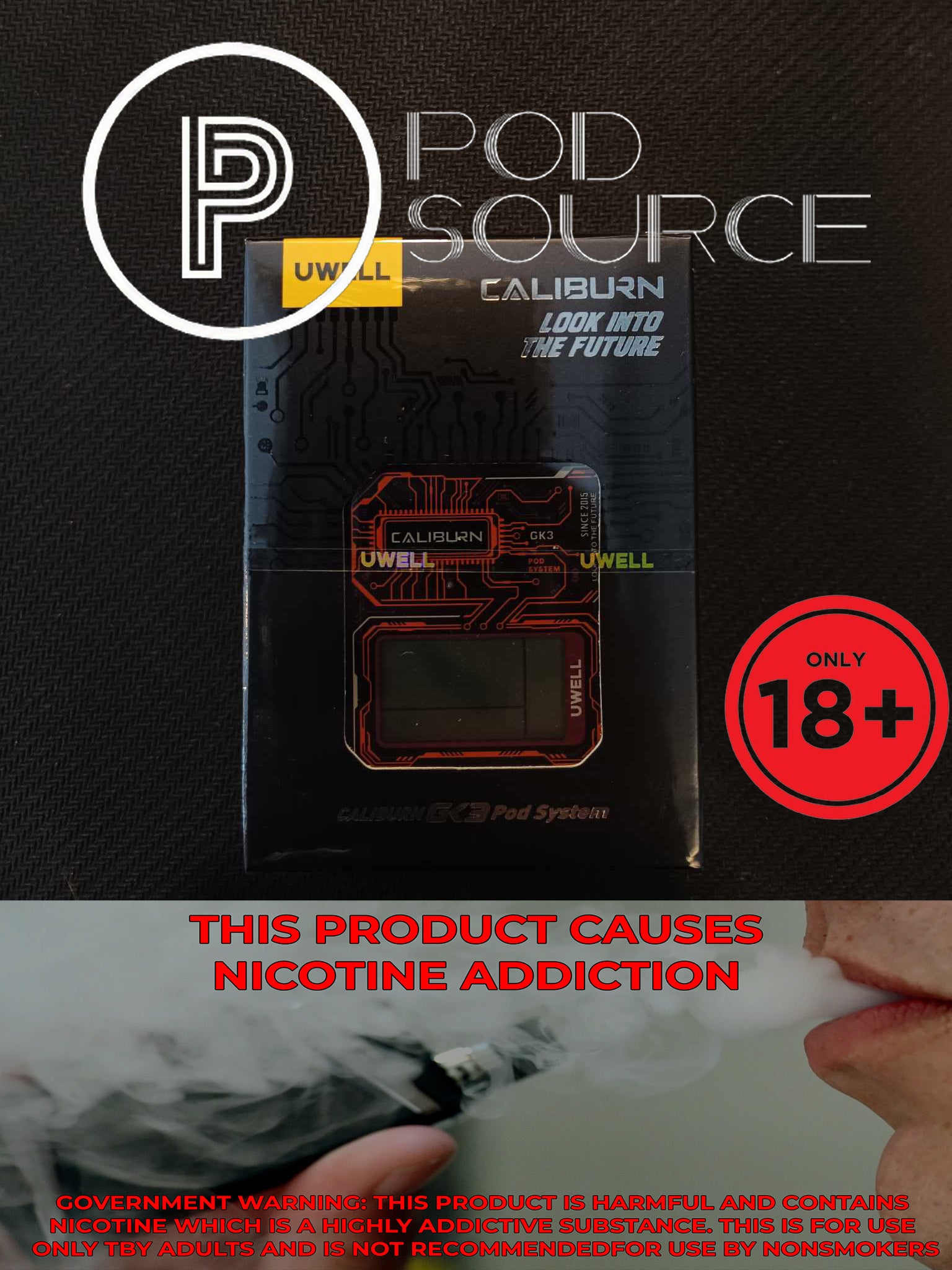 Battery Capacity CALIBURN GK3 25w Pod System - INDIA VAPE STORE -VAPE Uwell Caliburn Gk3 Battery Capacity CALIBURN GK3 25w Pod System - INDIA VAPE STORE -VAPE Uwell Caliburn Gk3