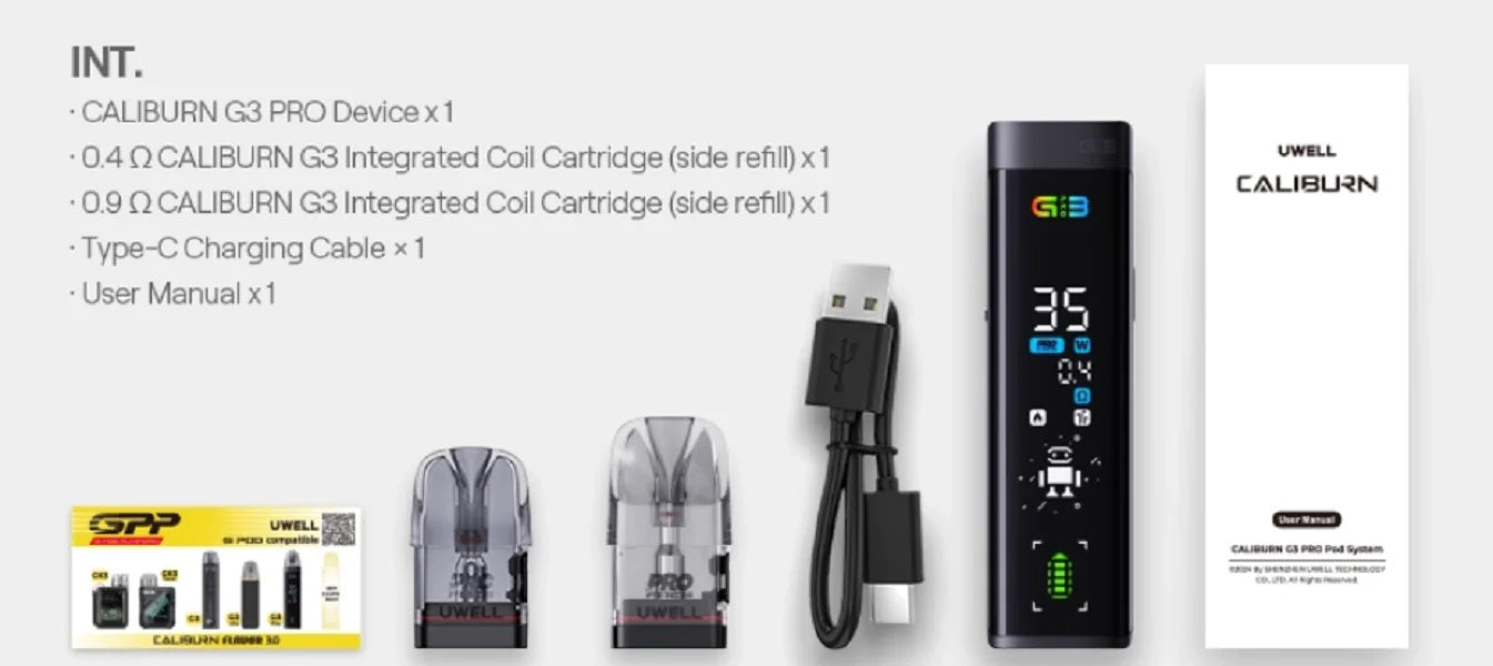 Uwell Caliburn G3 Pro Kit 1,000 mAh podsourcephilippines Uwell Caliburn G3 Pro Kit 1,000 mAh podsourcephilippines