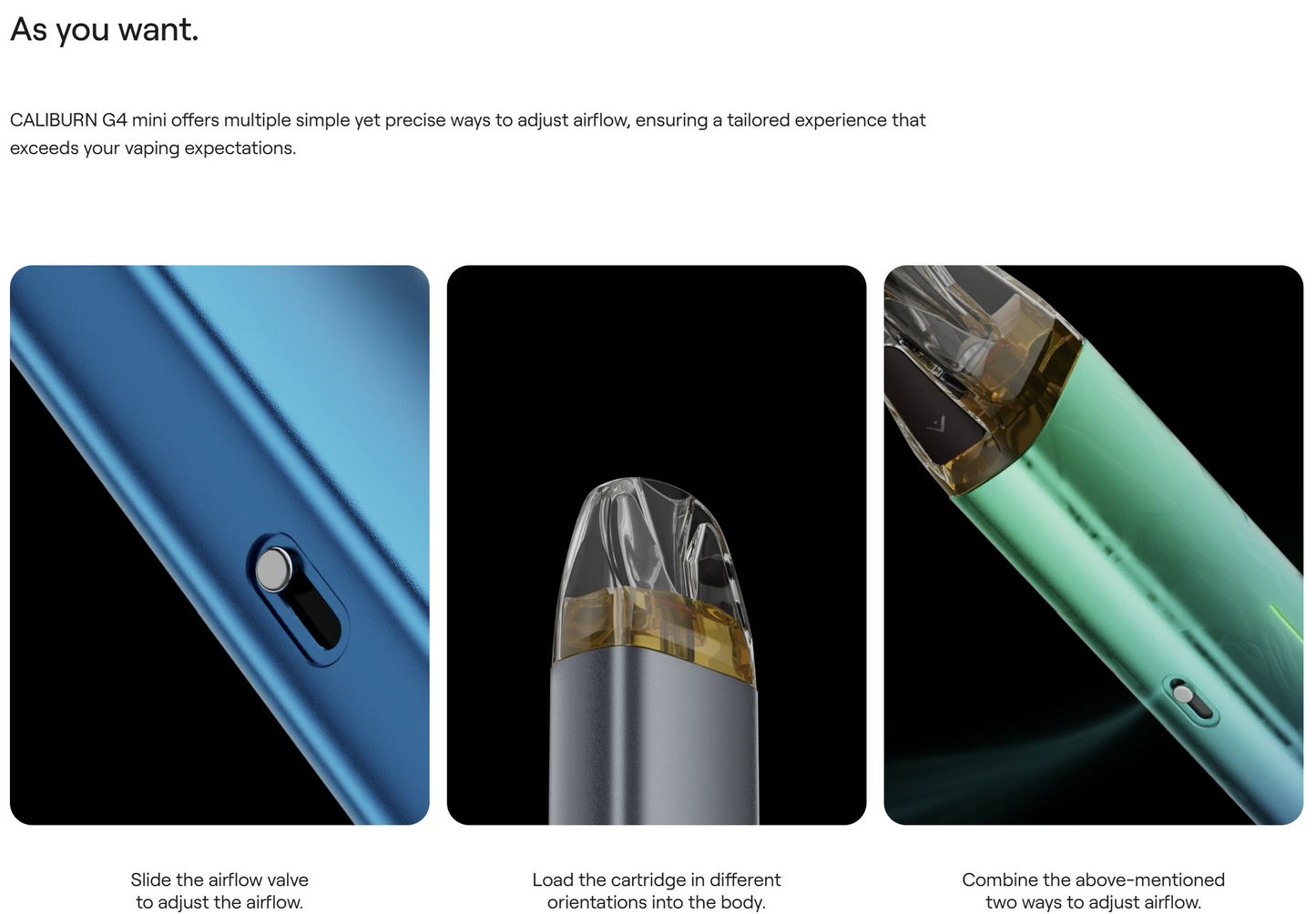 Uwell G4 Mini 1,100 mAh Pod System