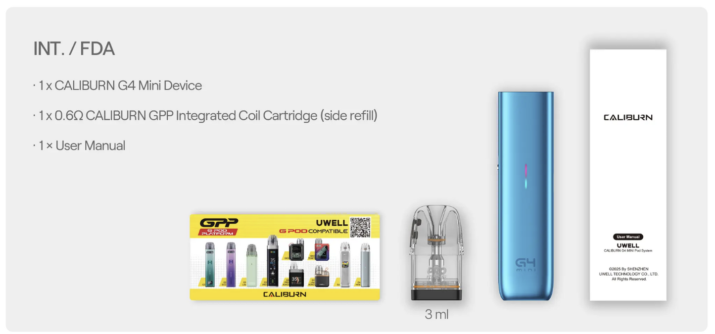 Uwell G4 Mini 1,100 mAh Pod System