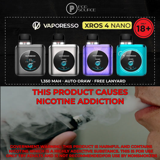 Vaporesso Xros 4 Nano Kit 1,350 mAh