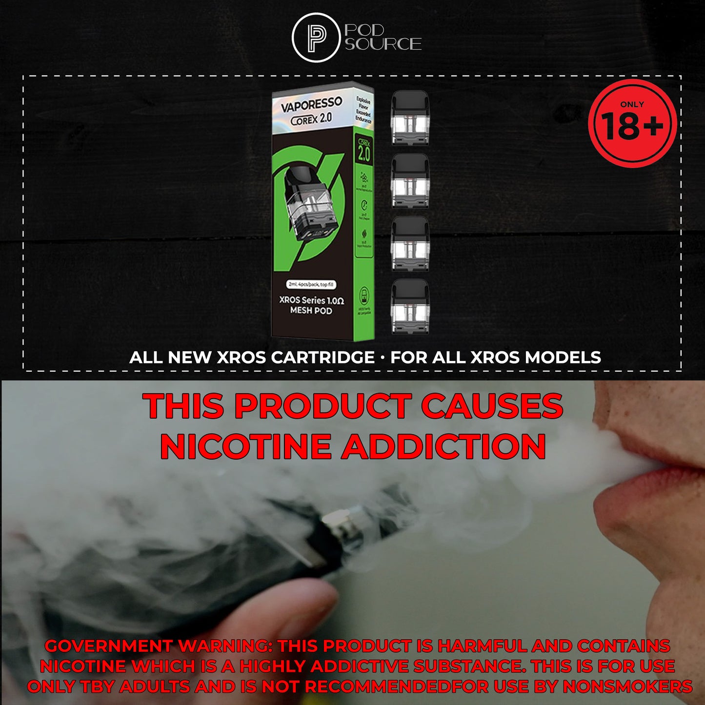 [OEM] Vaporesso Xros Cartridge - Corex 2.0