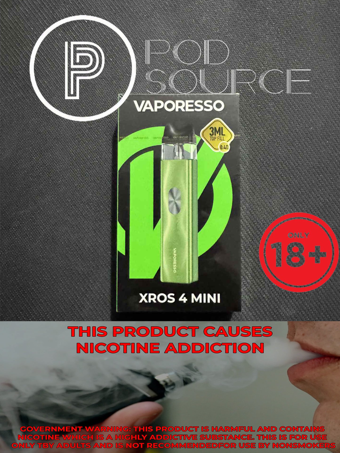 Vaporesso Xros 4 Mini Kit 1,000 MAH