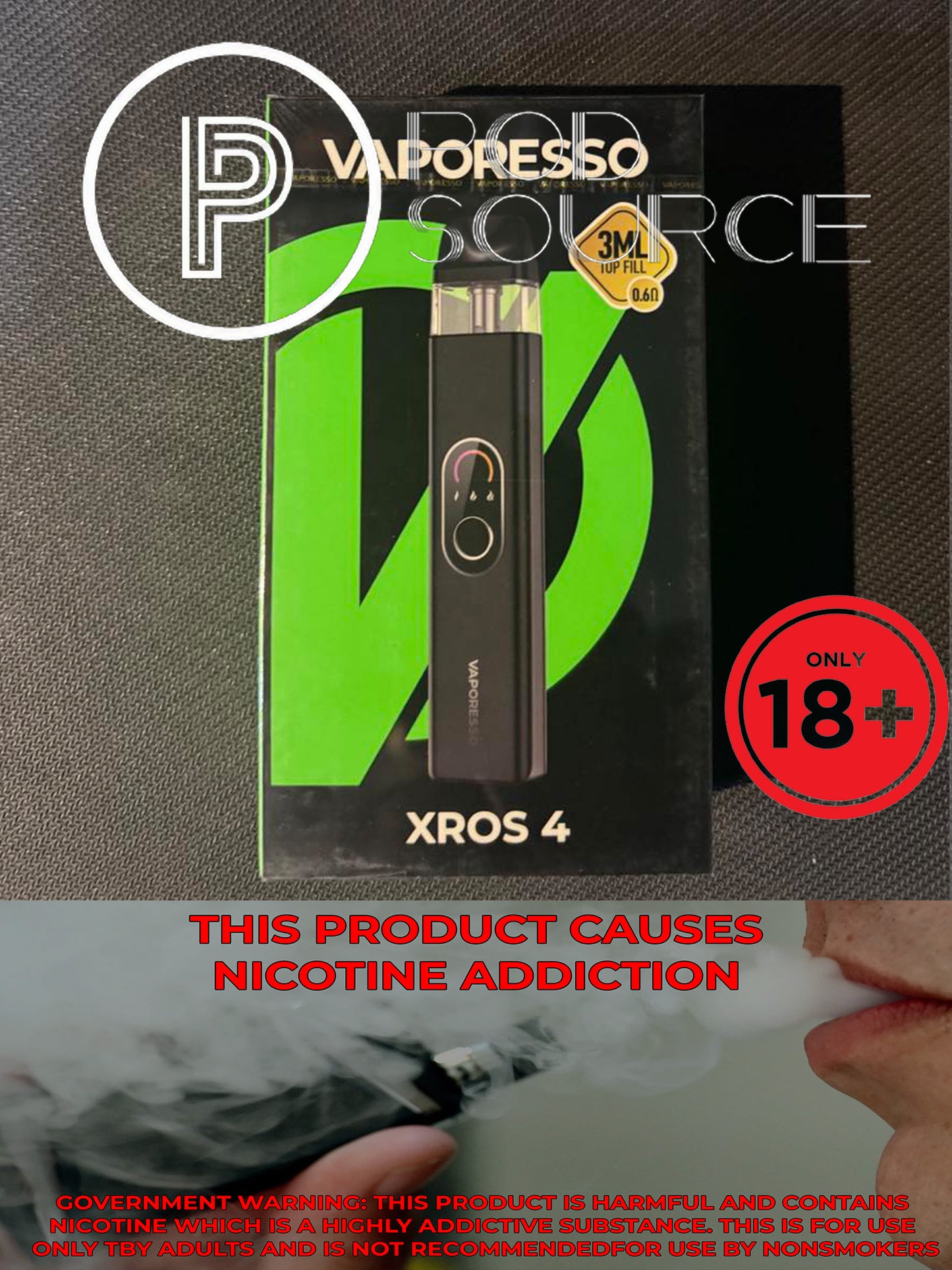 Vaporesso Xros 4 Kit 1,000mAh