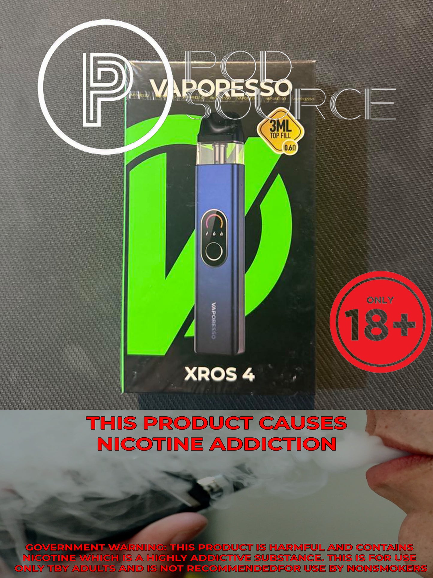Vaporesso Xros 4 Kit 1,000mAh