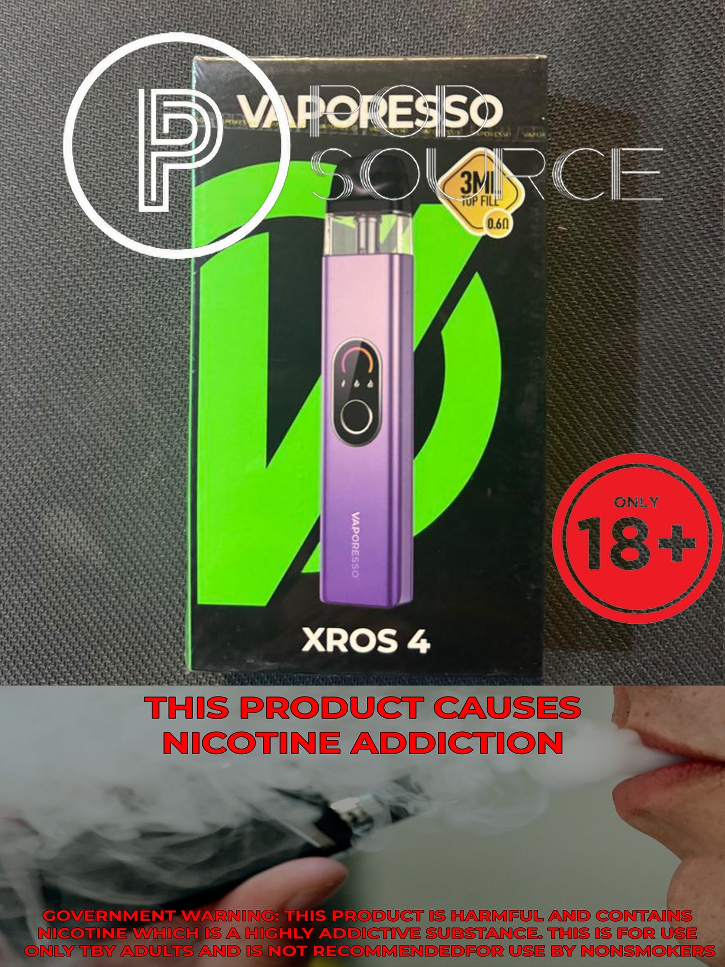 Vaporesso Xros 4 Kit 1,000mAh