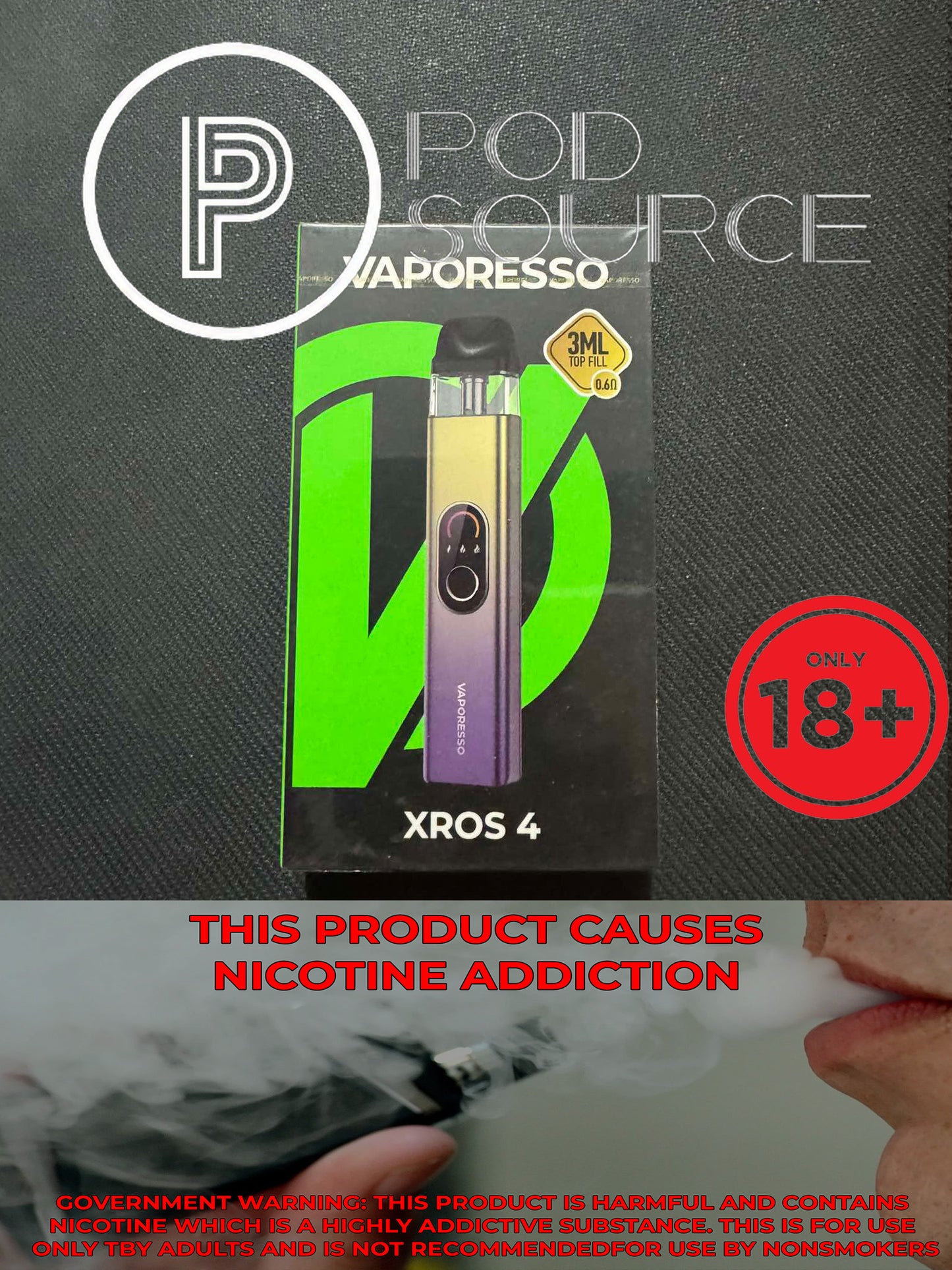 Vaporesso Xros 4 Kit 1,000mAh