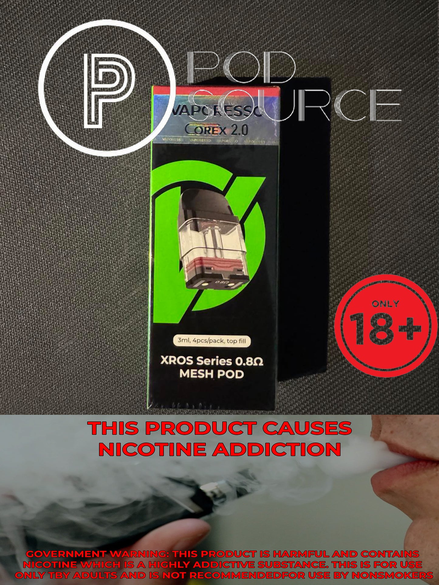 Vaporesso Xros Series Cartridge Corex 2.0 (4 pcs per pack)