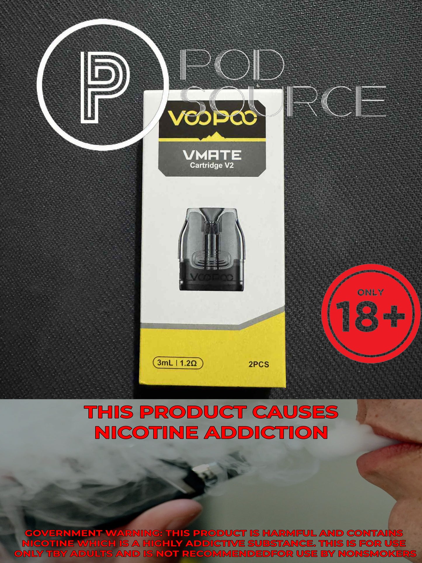 Voopoo Vmate V2 Cartridge 2pcs per pack