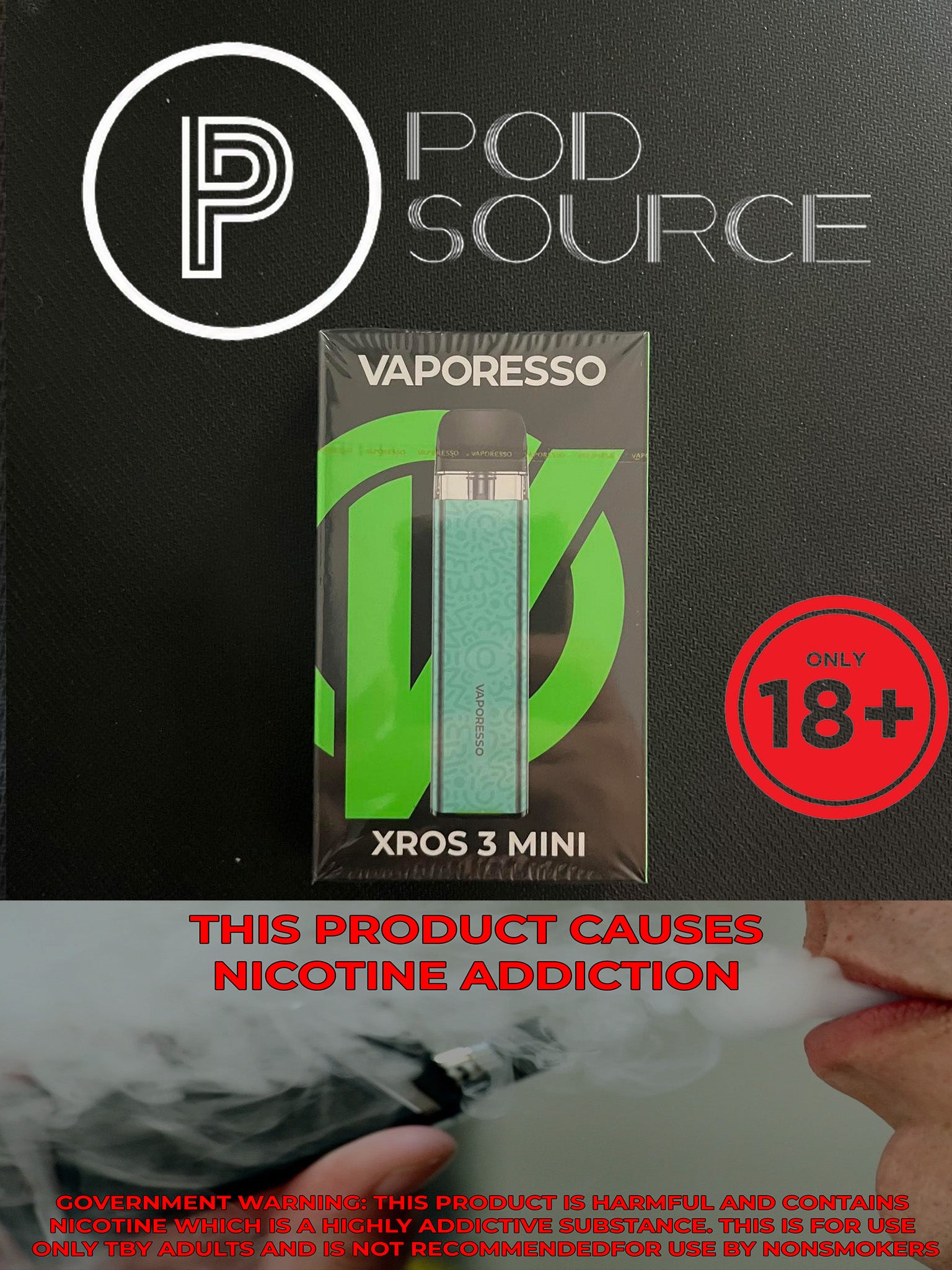 Vaporesso Xros 3 Mini 1,000 mAh podsourcephilippines Vaporesso Xros 3 Mini 1,000 mAh podsourcephilippines