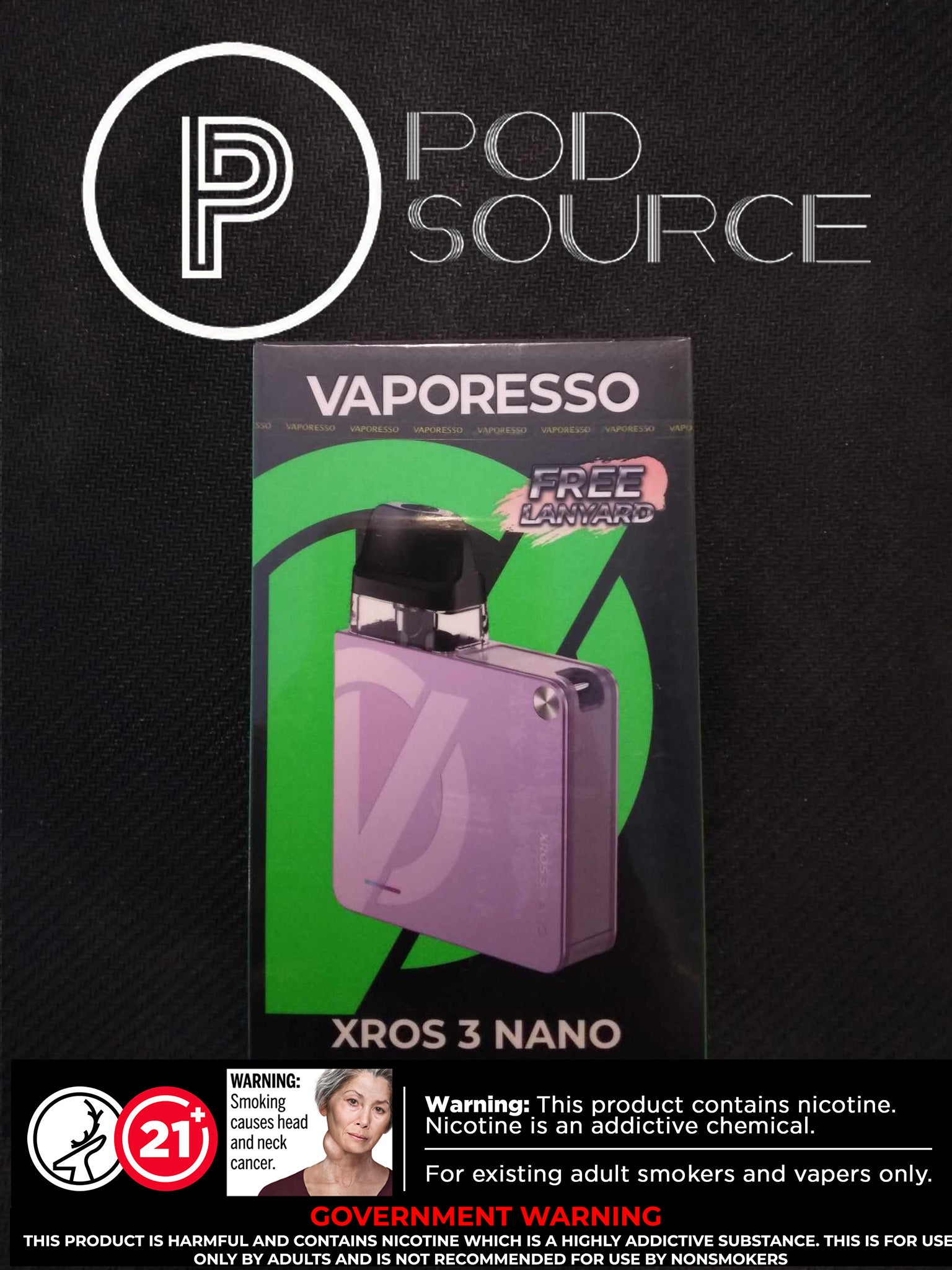 Vaporesso Xros 3 Nano 1,000 mAh podsourcephilippines Vaporesso Xros 3 Nano 1,000 mAh podsourcephilippines
