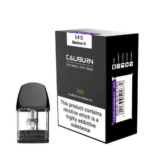 Caliburn A2 / Caliburn Koko AK2 Replacement Cartridge (4 Cartridges per Pack)