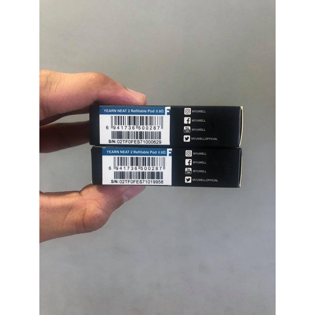 Uwell Yearn Neat 2 / Popreel Cartridge (0.9 Ohms, 2 pcs per pack)
