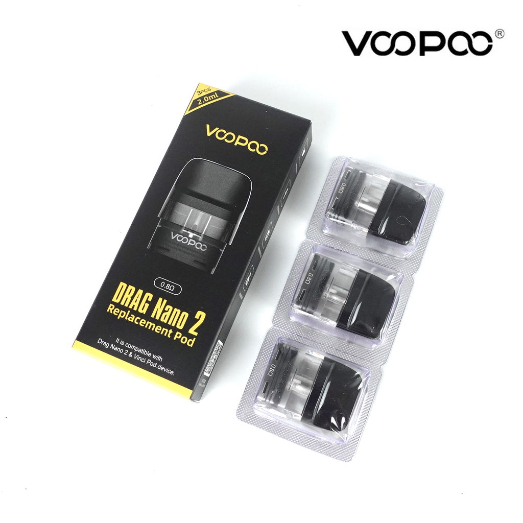 Voopoo Drag Nano 2 Cartridge 3 Refillable Cartridges per Pack