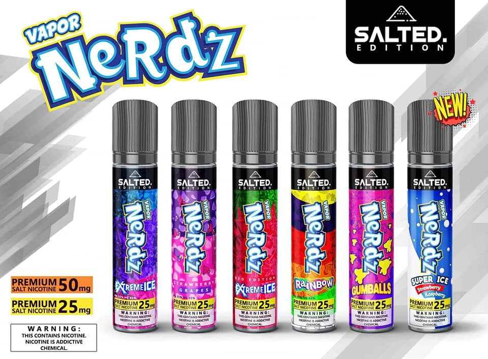 nerds vape juice Salted Edition Vapor Nerdz 30ml – podsourcephilippines