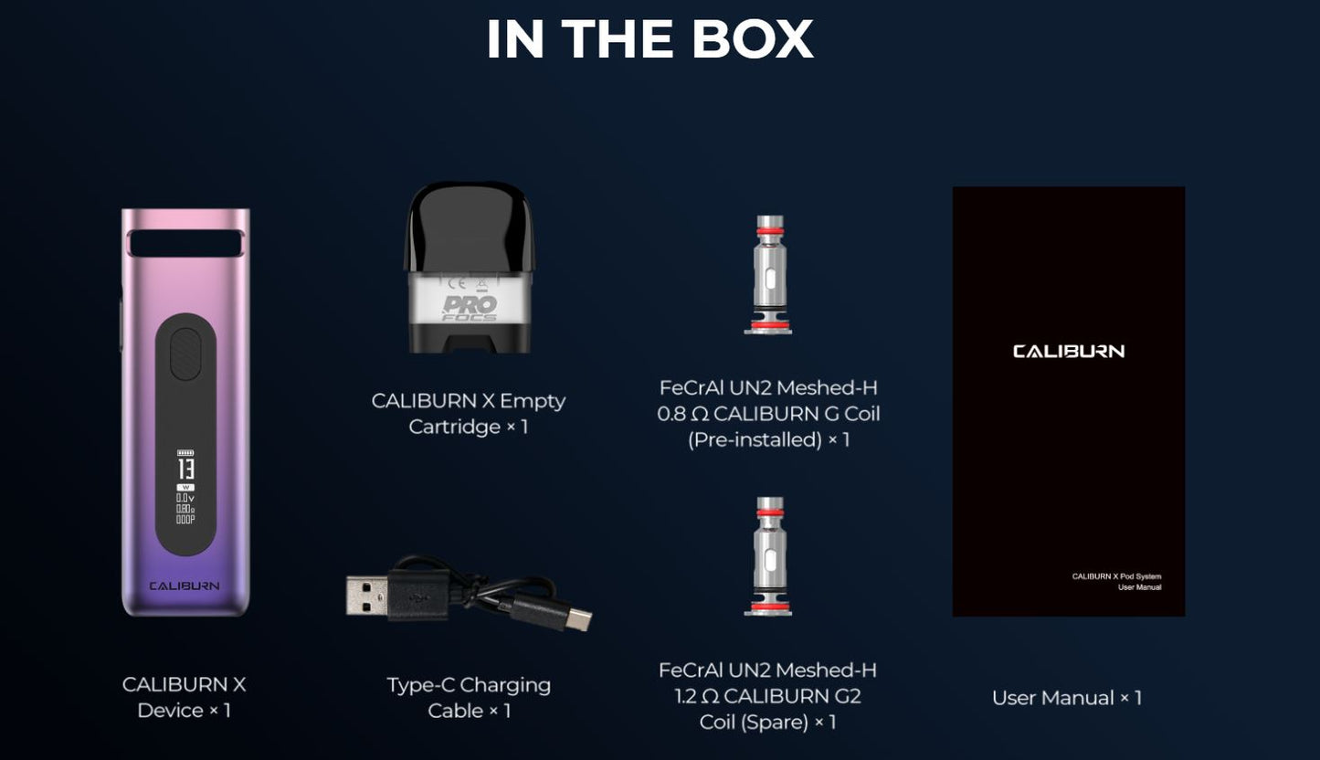 Uwell Caliburn X 850 mAh Pod System