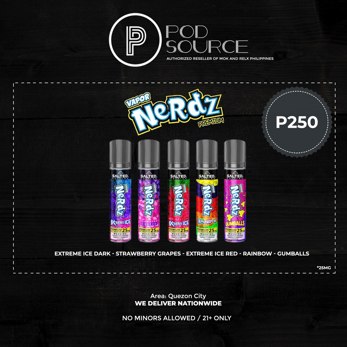 Salted Edition Vapor Nerdz 30ml