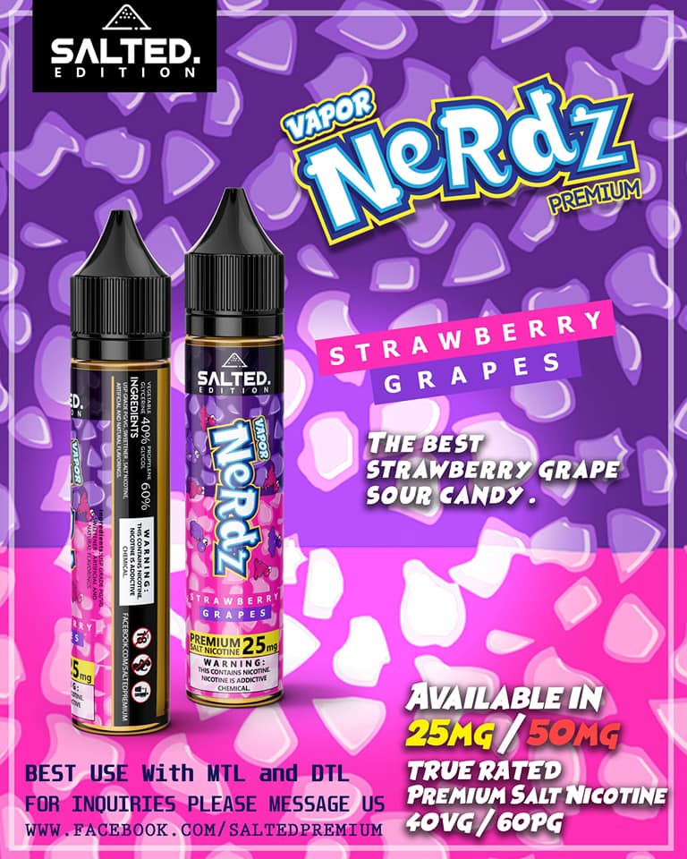 Salted Edition Vapor Nerdz 30ml podsourcephilippines Salted Edition Vapor Nerdz 30ml podsourcephilippines
