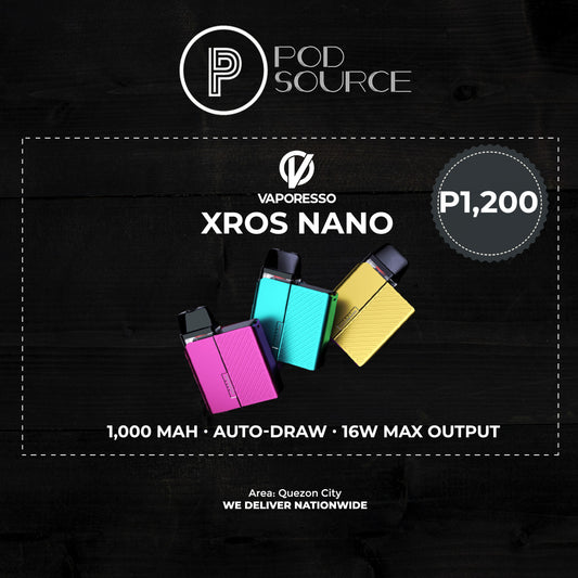 Vaporesso Xros Nano Pod System 1,000 mAh