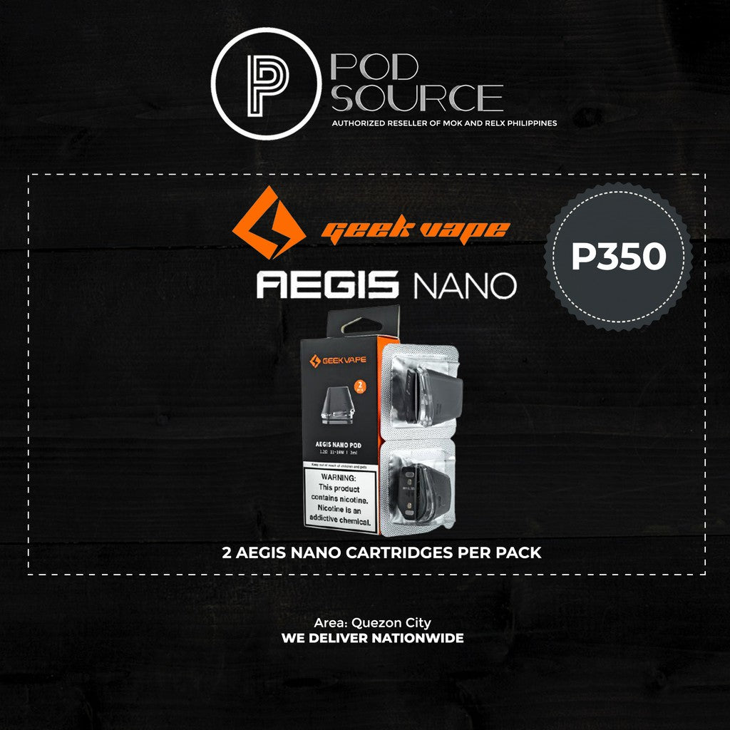 Geekvape Aegis Nano Cartridge (2 pieces per pack) 0.6 ohms