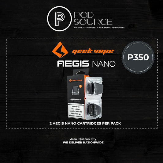 Geekvape Aegis Nano Cartridge (2 pieces per pack) 0.6 ohms